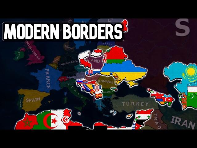 Modern Day borders existed in WW2 [HOI4 AI Timelapse]