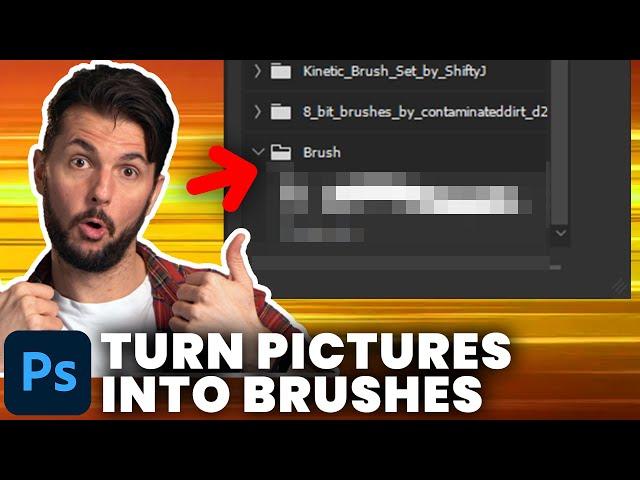 Turn ANY Picture Into Photoshop Brushes