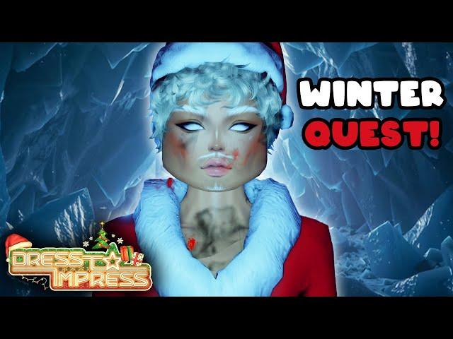 Dress to Impress STORY - SANTA RETTEN!  Roblox