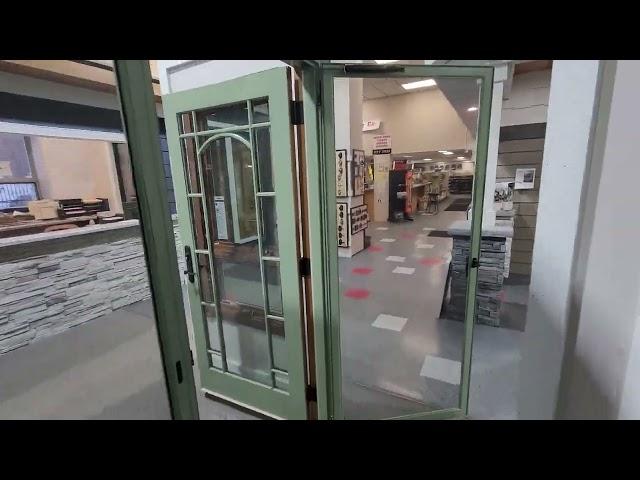 Marvin Ultimate Inswing French Door with Double Swing Screen Door