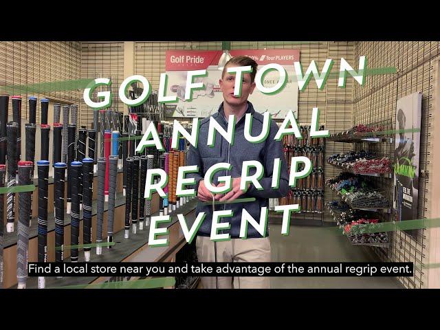 Golf Town's Annual Regrip Event On Now