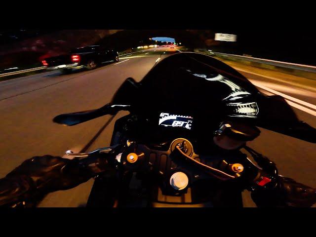 Night Ride + Pure Sound Yamaha R7 w/ TOCE Full System Exhaust