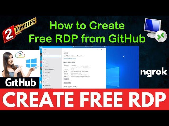 How to get free Window RDP in 2024 | Create Free RDP from GitHub