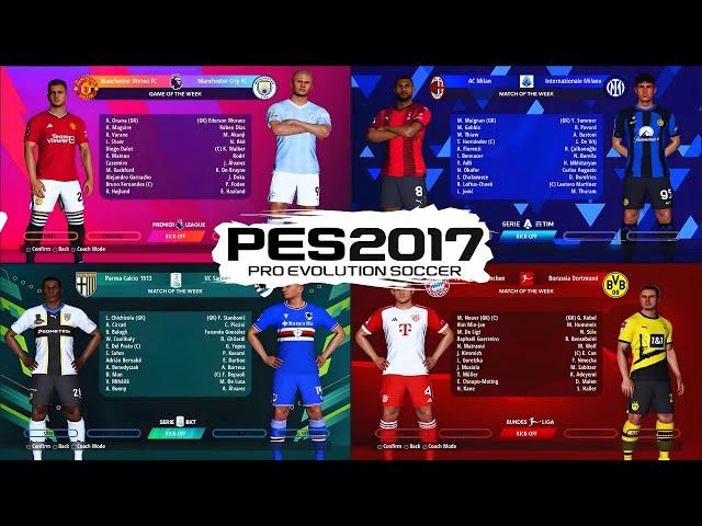 PES 2017 I New SiderX V3 I Multiswitch 2024 For All Patches - All Competitions (Download & Install)