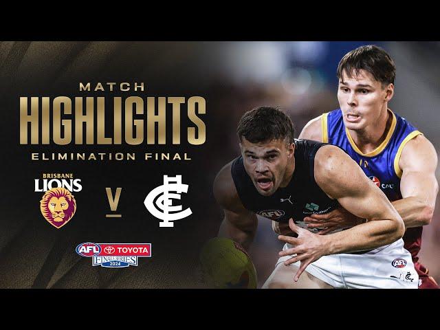 Brisbane v Carlton Highlights | Elimination Final, 2024 | AFL