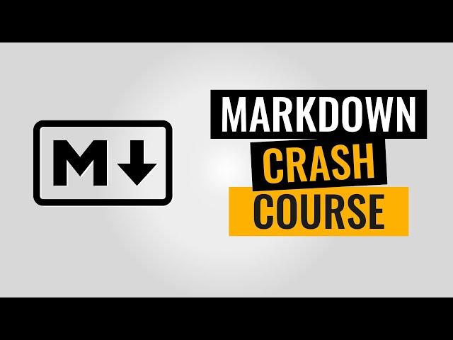 Markdown Crash Course - Learn Under 20 Minutes