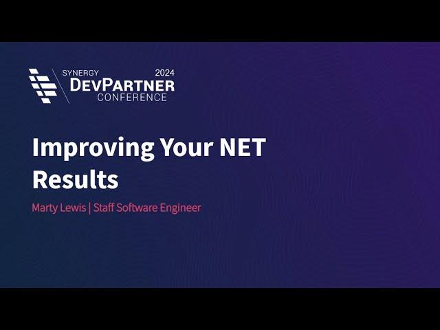 Improving Your NET Results