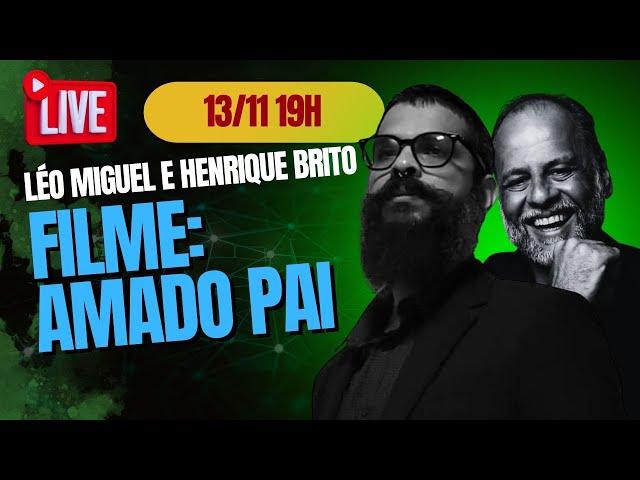 O AE RECEBE O DIRETOR DO FILME "AMADO PAI", LÉO MIGUEL E O PREPARADOR DE ELENCO HENRIQUE BRITO