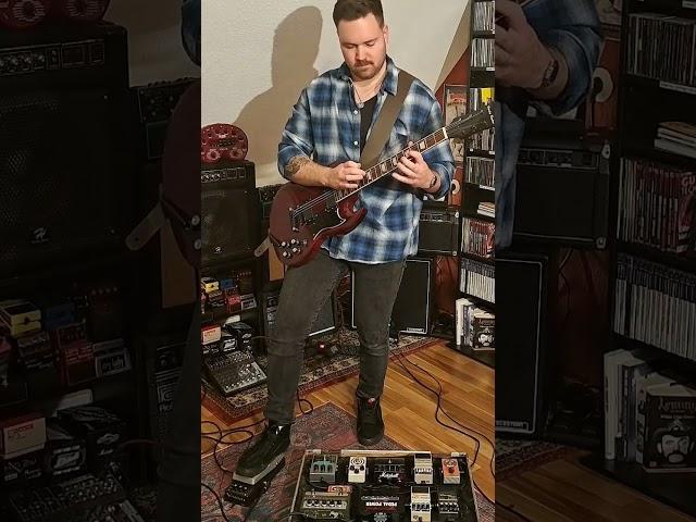 Boss PW-10 Wah Pedal Riff #guitar #music #riff #shorts