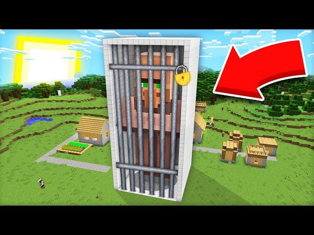 МЫ ПОСАДИЛИ ЖИТЕЛЯ ГИГАНТА В ОГРОМНУЮ ТЮРЬМУ В МАЙНКРАФТ | Компот Minecraft