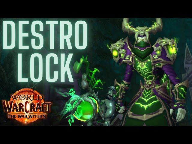 DESTRUCTION WARLOCK PvP Gameplay 24 | SEASON 1 | World of Warcraft: The War Within