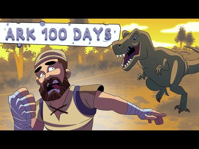 I survived 100 Days on The Island in Hardcore ARK Survival Evolved