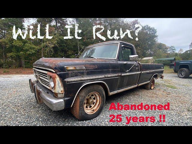 Will It Run and Drive? Abandoned Ford Truck Sitting 25 Years (episode 2)