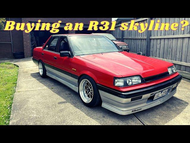 So you want to buy an R31 Skyline? Here are some things to look out for!