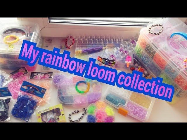 Моя коллекция резинок для плетения браслетов / My rainbow loom collection