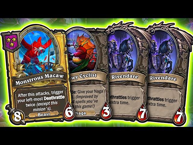 DISGUSTING Deathrattle Scaling! | Hearthstone Battlegrounds