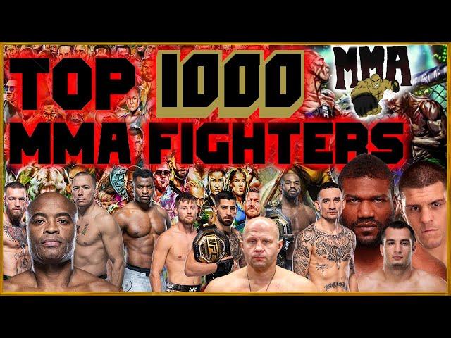 My Top One Thousand Favorite Fighters of All Time