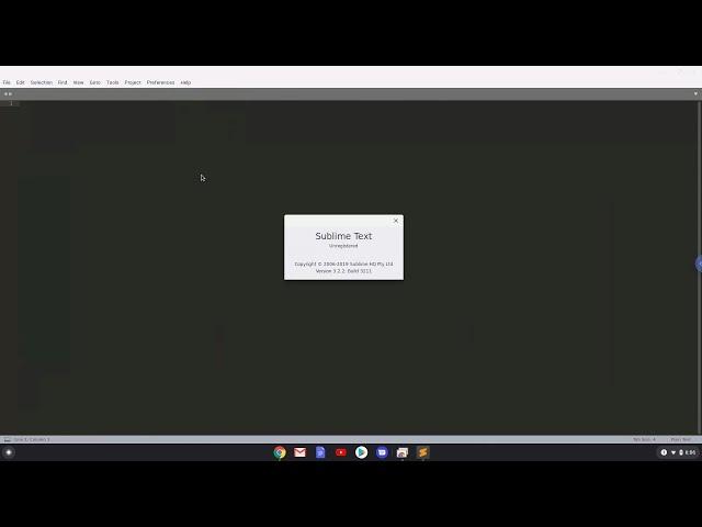 How to install Sublime Text editor on a Chromebook