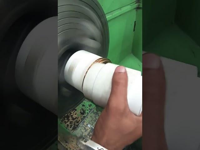 How to make brass ring od cut #machine #lathe #turner #mechanical #brass #jugad #technology #cnc