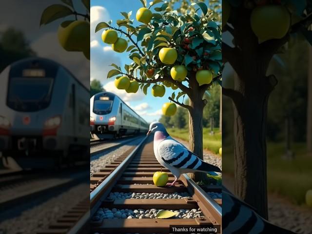 A Pigeon's Apple Tree Gets destroy #viralvideo#shorts#views#ytshorts#trending
