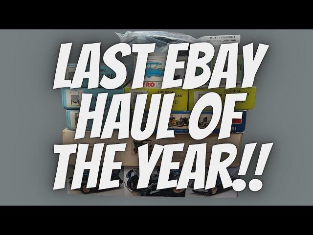 It's the last one!!!! My last Ebay haul of 2024!!