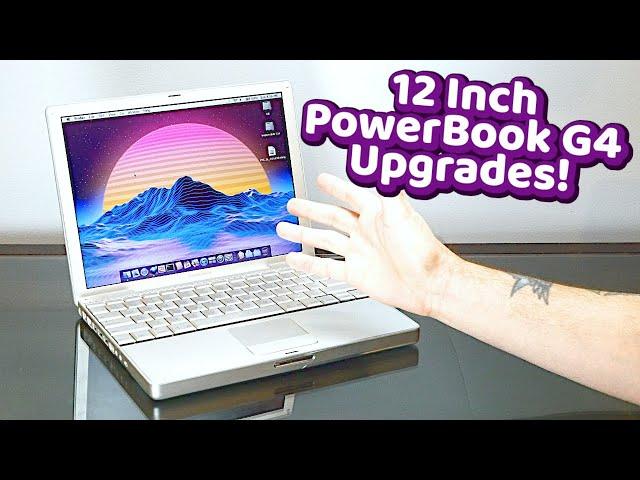 Upgrading the 12 Inch PowerBook G4 to its limit - Max RAM and mSATA SSD!
