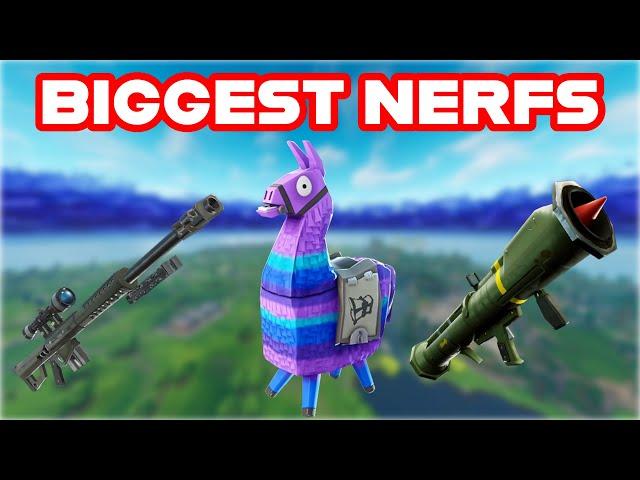 Revisiting Some of Fortnite's BIGGEST NERFS of ALL TIME