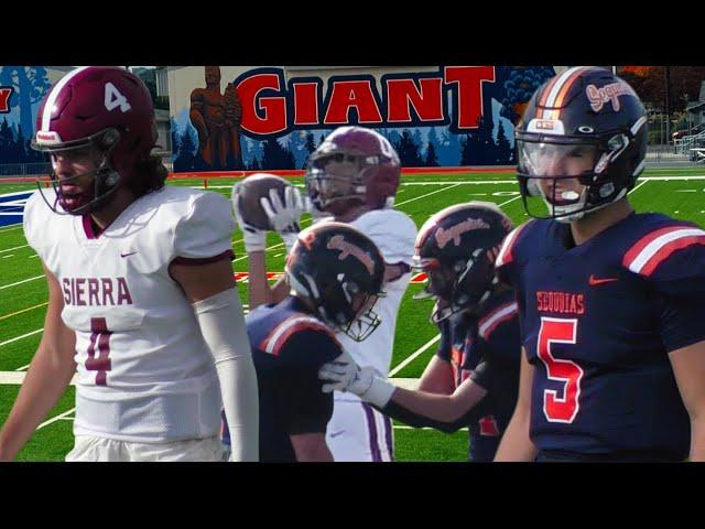 COS vs Sierra College  2024 Sequoia Bowl Cali Juco Football #collegefootball #football #maxpreps