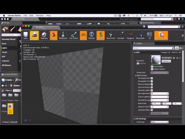 UE4 Tutorial: Convert BSP to Static Mesh