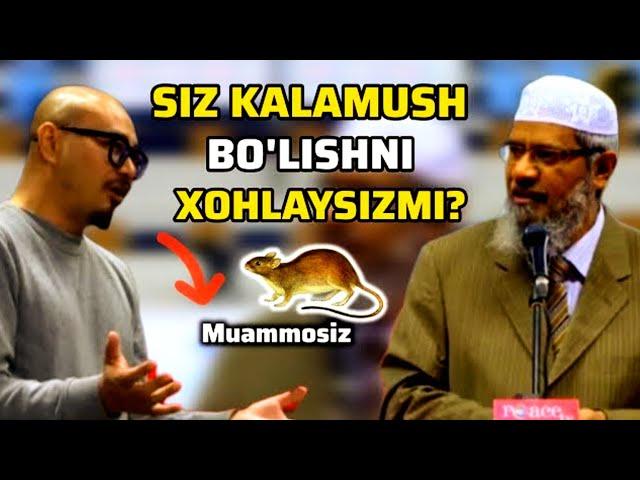 Kalamush va mushuk haqidagi savol va qudratli Xudoning falsafasi. Dk. Zakir Naik.