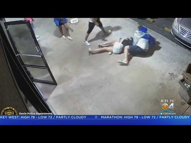 Woman Slammed To The Ground During Fight In Davie