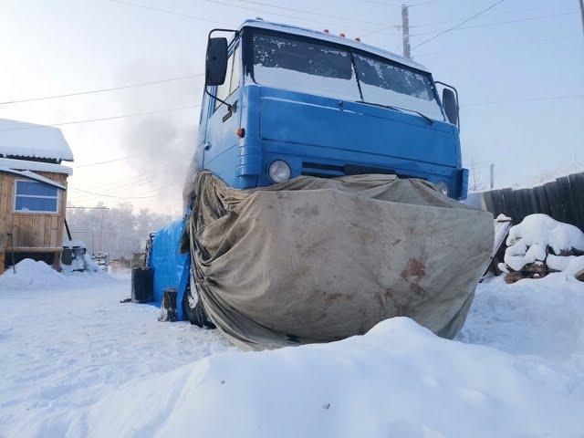 Как запустить камаз с подогревателем в - 48°. Якутия.