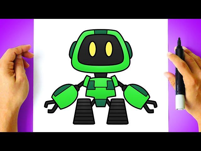 How to DRAW BOOGIE BOT - Poppy Playtime Chapter 3