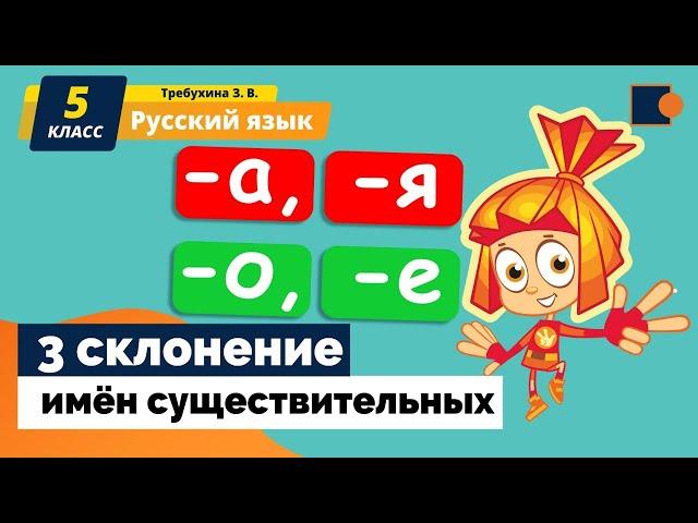 РУССКИЙ ЯЗЫК с монстриком. Склонение имён существительных