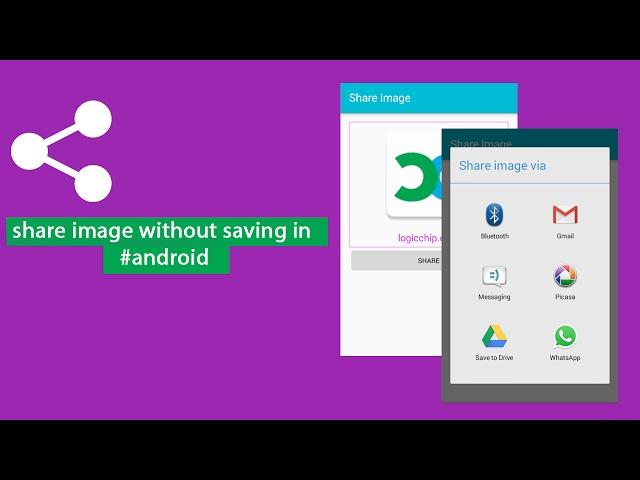 Share image without saving android