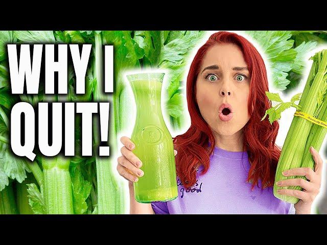 Drinking Celery Juice FOR 30 DAYS (For Fertility)! Here's what happened!!