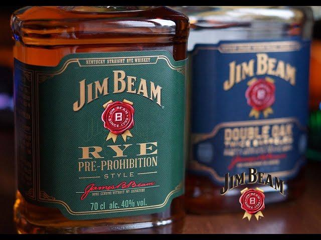 Бурбон JIM BEAM Double Oak и ржаной виски JIM BEAM RYE, не все бурбоны одинаковые! Обзор 18+