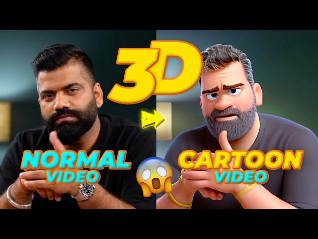 Convert VIDEO into 3D CARTOONS  FREE AI Videos  3D Cartoon Videos