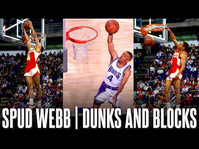 Spud Webb Ultimate Dunk & Block Compilation ᴴᴰ