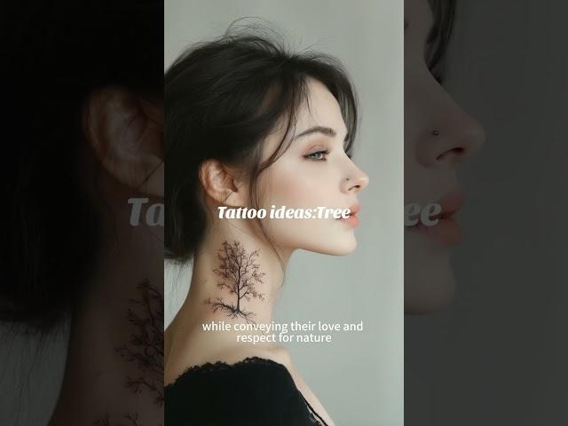 Tree tattoos are renowned for symbolizing "growth," "resilience," and "vitality." #tattoo