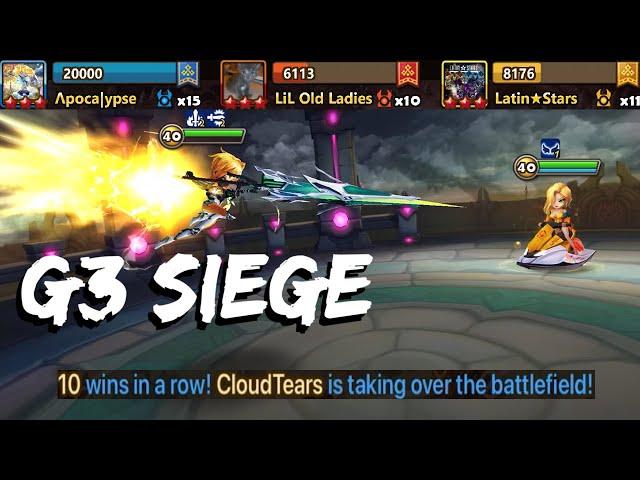 Sonia CRUSHES into Siege Season 16! vs. Lil Old Ladies and Latin Stars (G3 Siege - Summoners War)