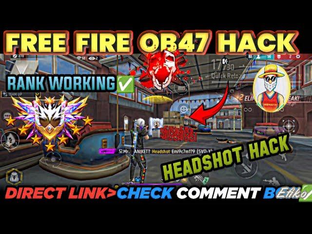 OB47 ANTIBAN HEADSHOT HACK|FREE FIRE  MAGICBULLET|MOD MENU|FREE FIRE MEIN HACK KAISE LAGAYE|FREEFIRE