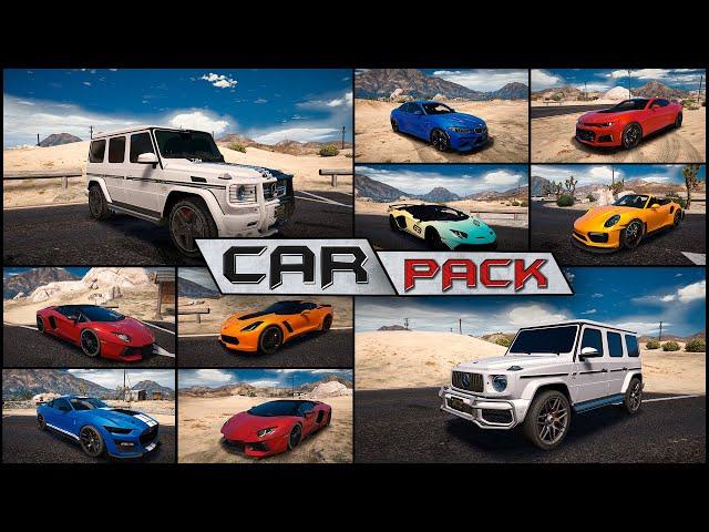 How to install Car Pack TOP 50 cars (2020) for GTA 5! BEST REALISTIC CARS FOR GTA 5