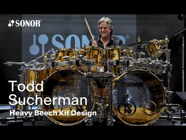 Todd Sucherman Sonor SQ2 Heavy Beech Shell Kit design