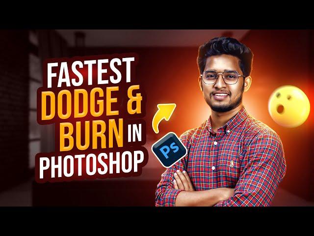 Fastest Dodge and burn in photoshop | Retouch Like MrBeast | ShahedNext