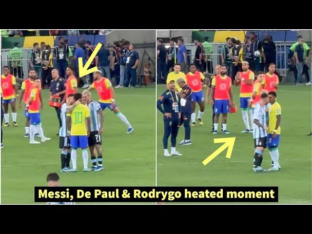 Messi, DePaul and Rodrygo heated moment