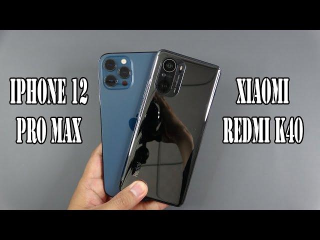 iPhone 12 Pro max vs Xiaomi Redmi K40 | SpeedTest and Camera comparison