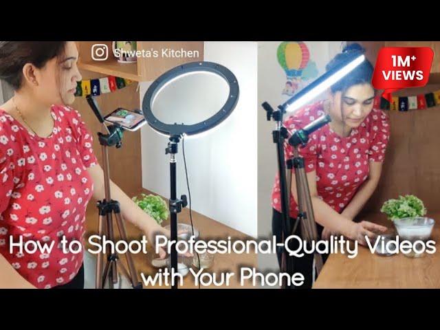 How to Shoot Professional Cooking Videos with Your mobile, Cooking Channel Video shoot