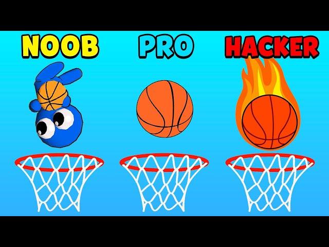 NOOB vs PRO vs HACKER - Basket Battle
