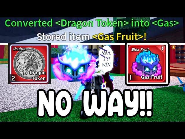 NO WAY I GOT FREE GAS FRUIT USING NEW DRAGON TOKEN IN BLOX FRUIT